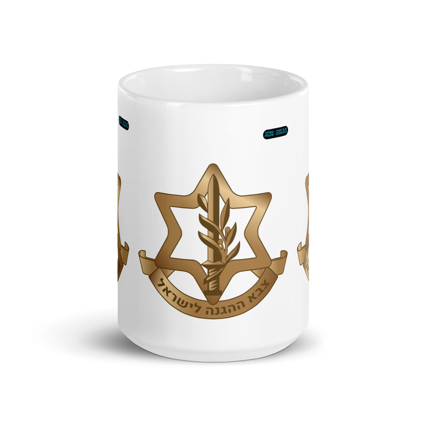 IDF - White glossy mug