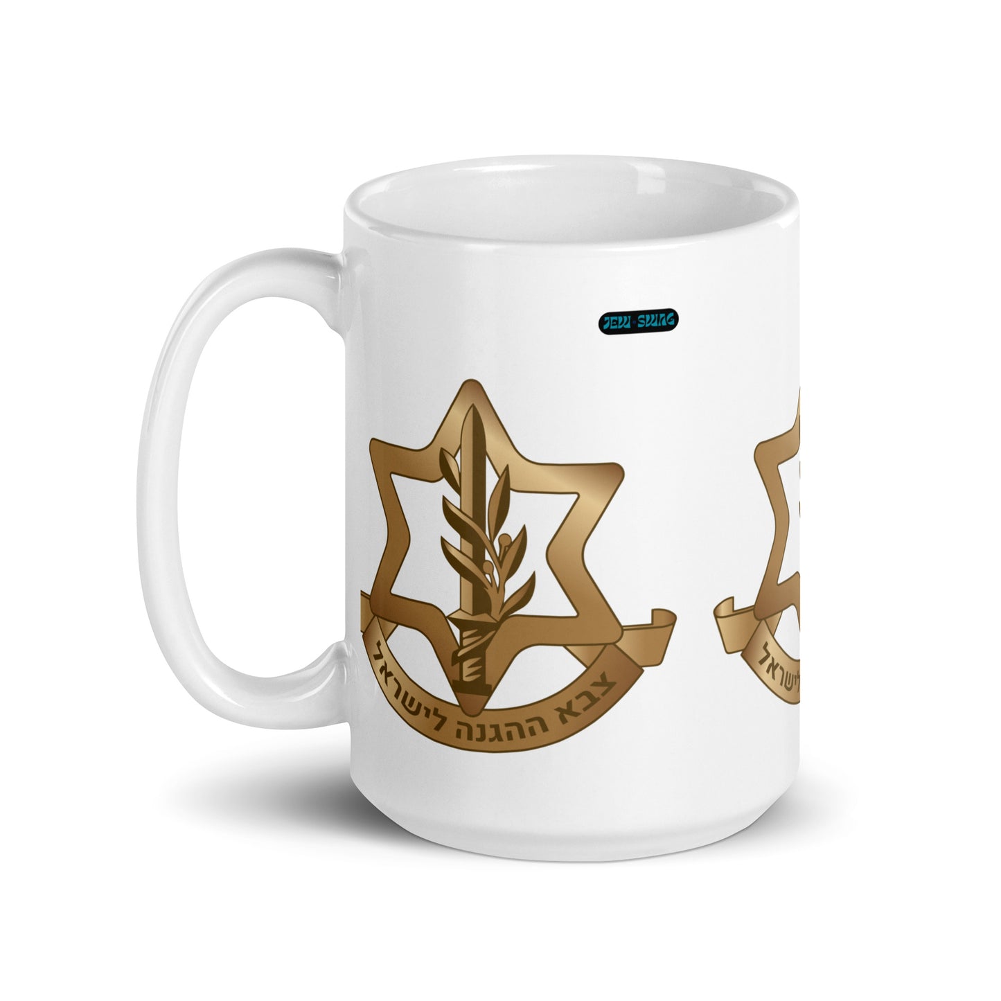 IDF - White glossy mug