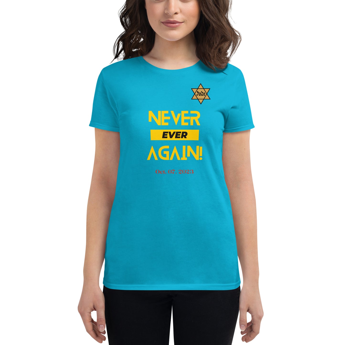Never Ever Again - Women's short sleeve t-shirt (5 colors)