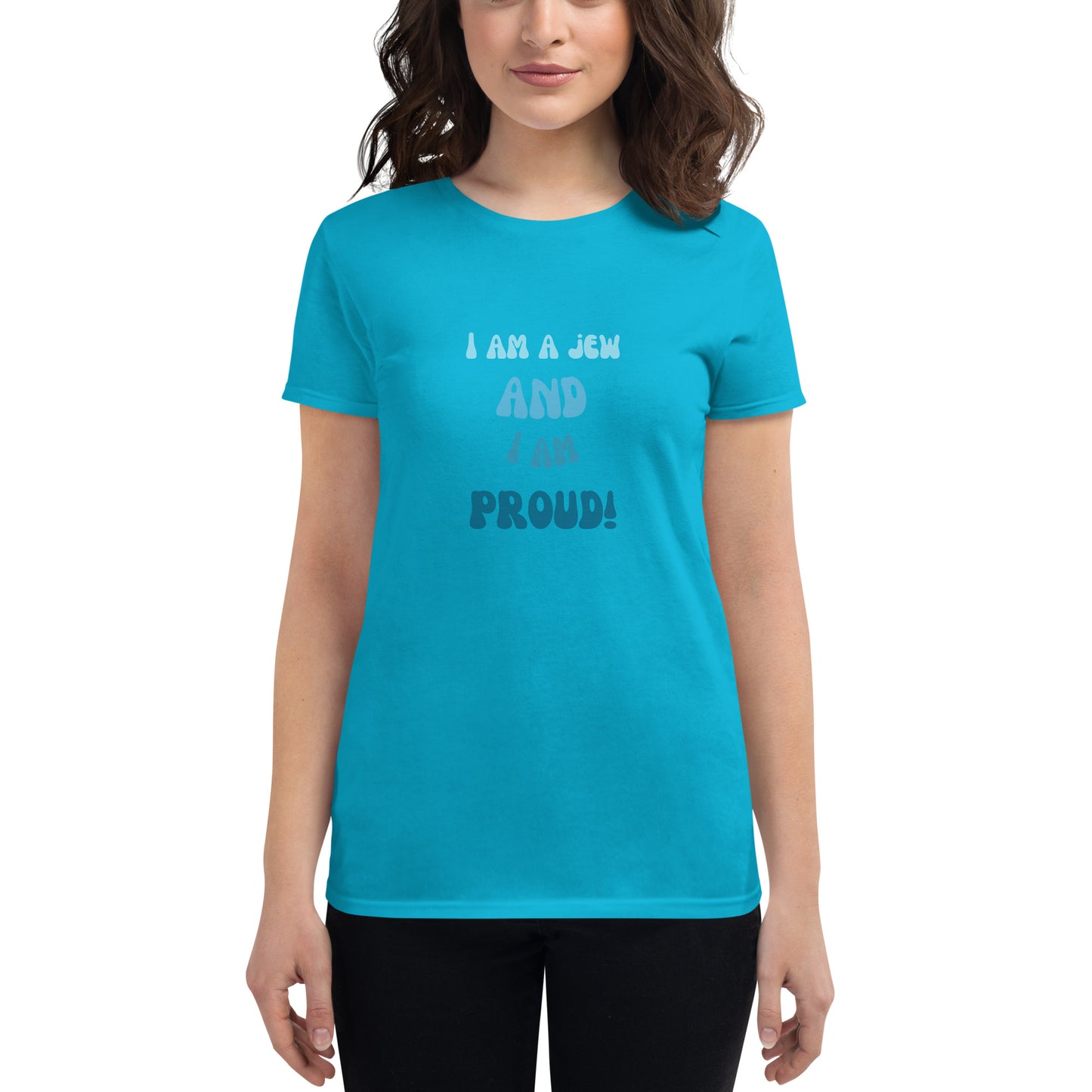 I'm a jew and i'm proud - Women's short sleeve t-shirt (5 colors)