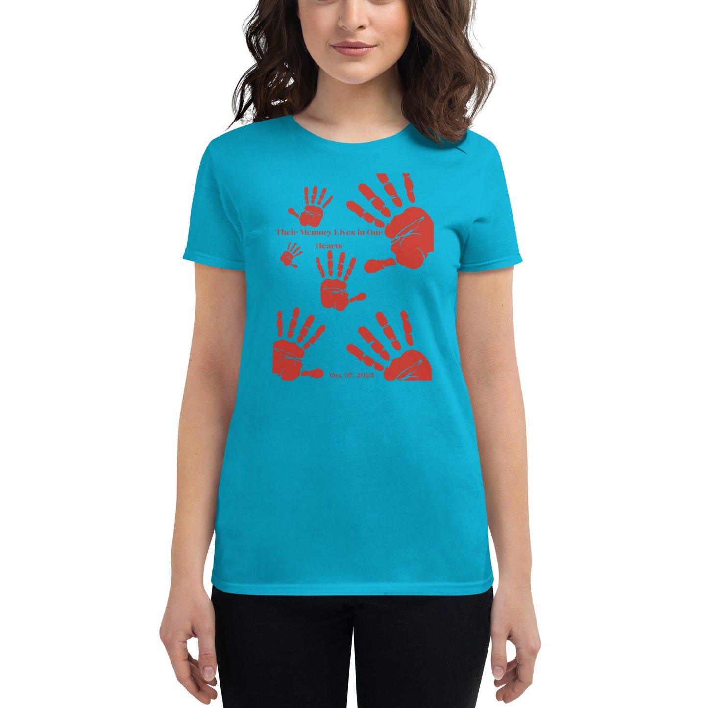 Their memory lives in our hearts - Women's short sleeve t-shirt (5 colors)