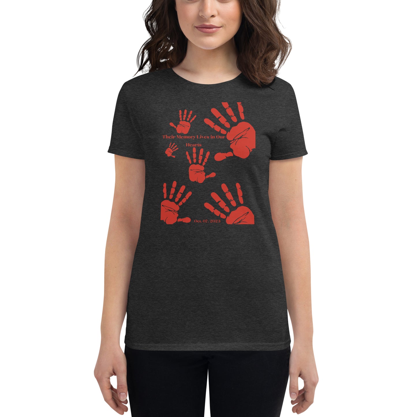 Their memory lives in our hearts - Women's short sleeve t-shirt (5 colors)