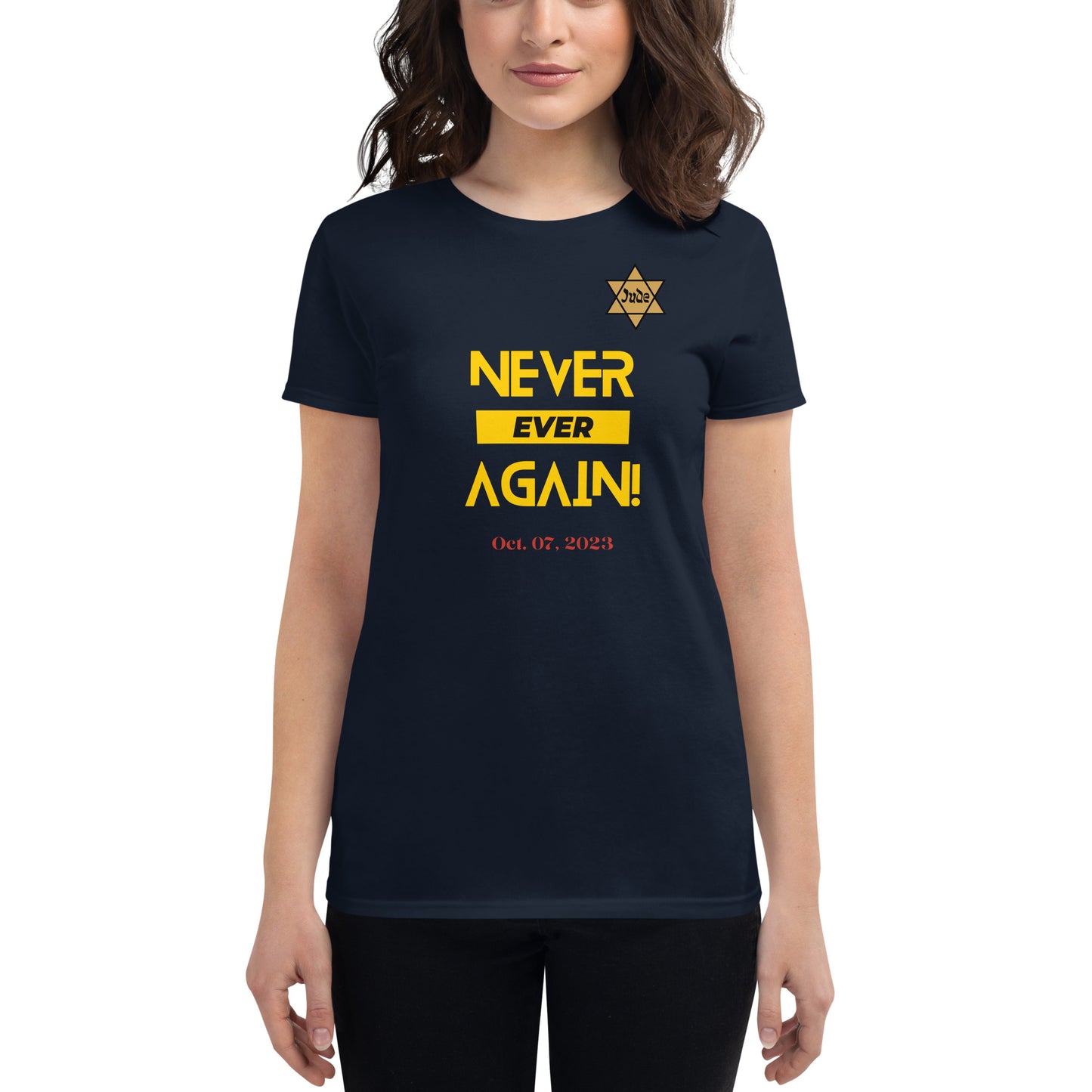 Never Ever Again - Women's short sleeve t-shirt (5 colors)