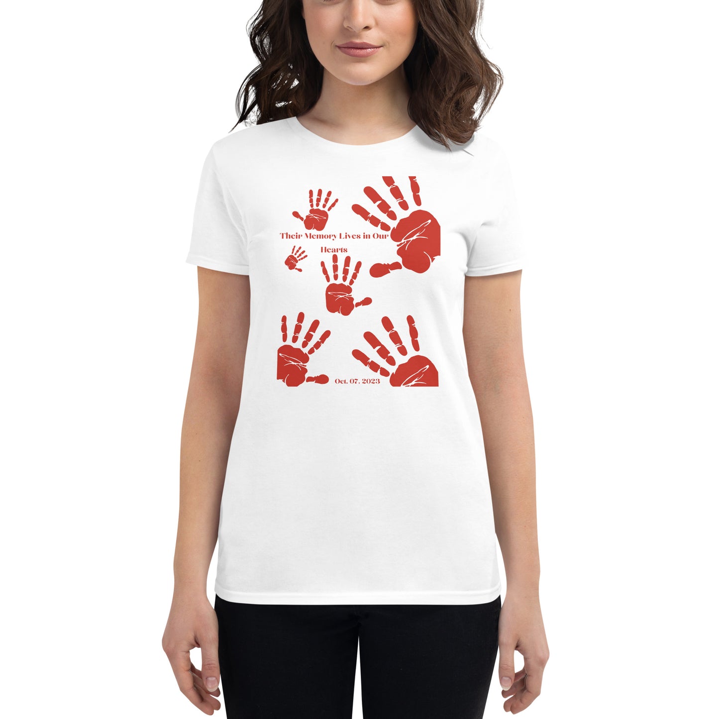 Their memory lives in our hearts - Women's short sleeve t-shirt (5 colors)